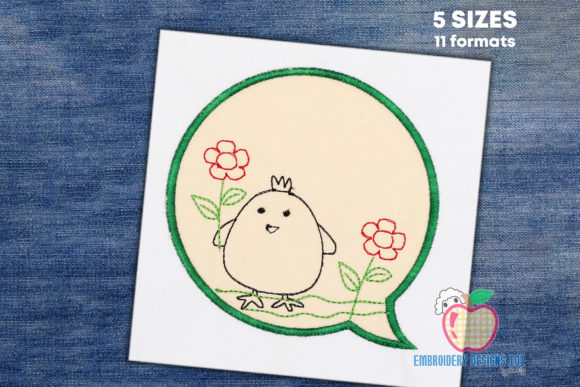 Chick Holding a Flower Review