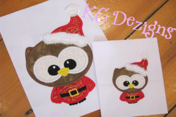 Cute Santa Owl: A Festive Embroidery Design Review