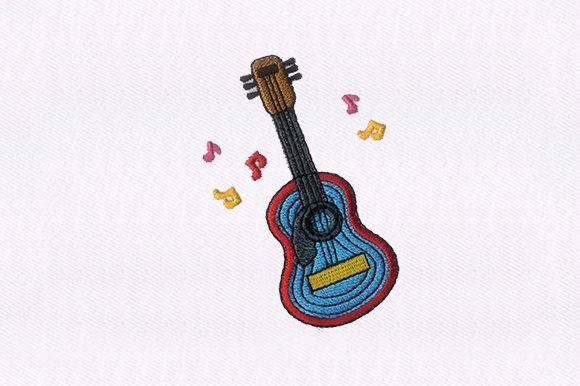 Guitar Embroidery Design Review for Makers