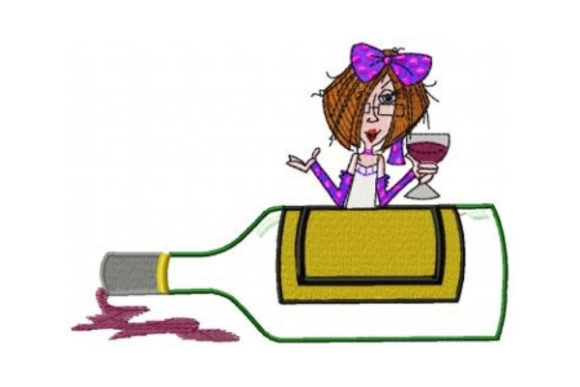Wine Embroidery Design Review for Etsy Sellers